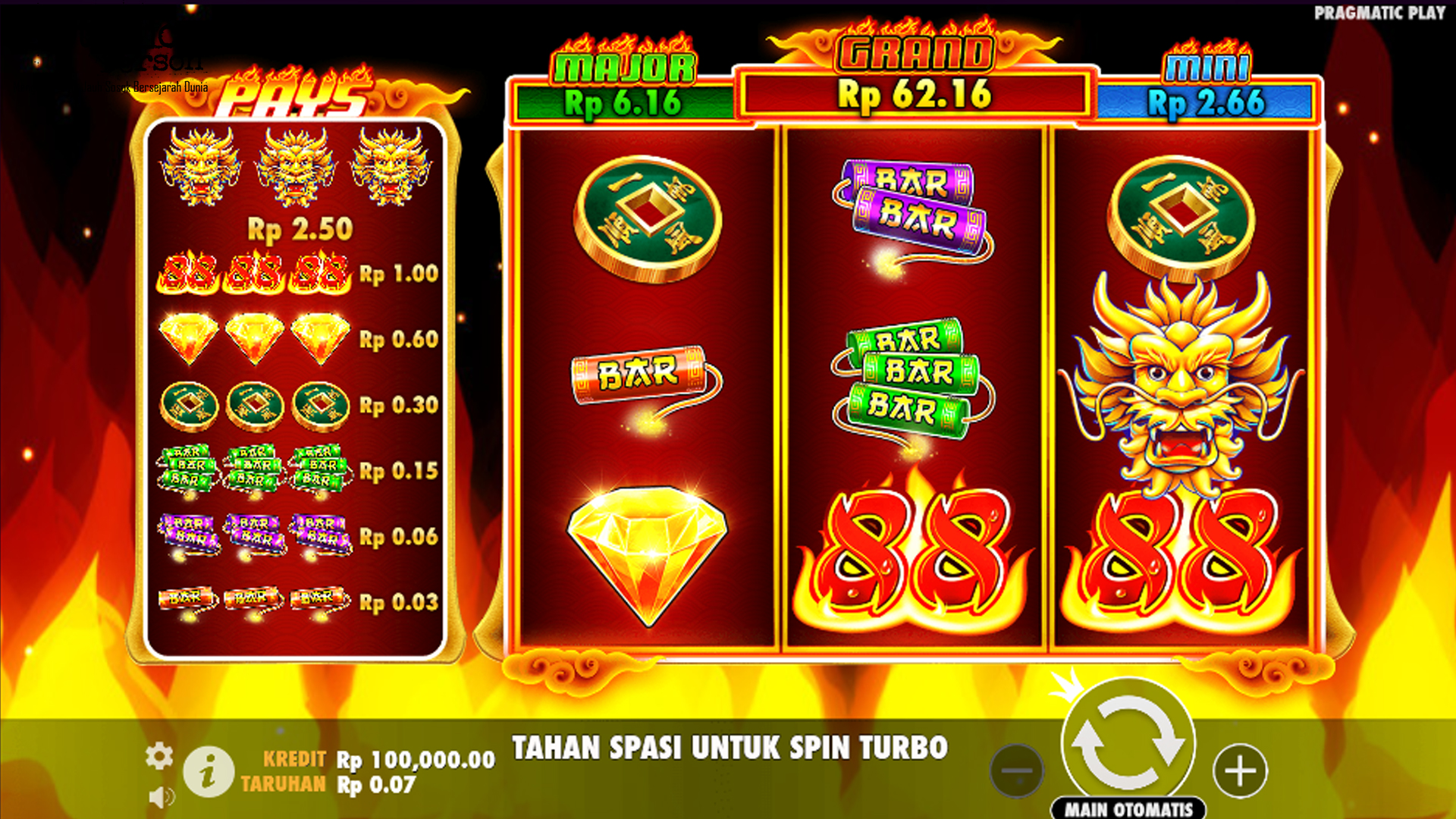 Fire 88 Jadi Buruan Para Pemain di Pragmatic Play Indonesia